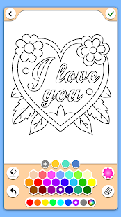 Valentines love coloring book 16.9.4 screenshots 17