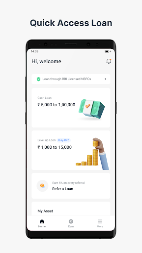 TrueBalance- Personal Loan App Screen 2