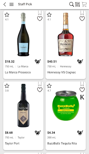 Android application Ozone Park Wine & Liquor screenshort
