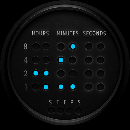 #8. Binary clcok (Android) By: darkside