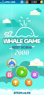 whale game (watermelon merge)