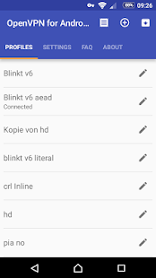 OpenVPN for Android Schermata