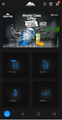 Aquafina Bulk Delivery Screen 2