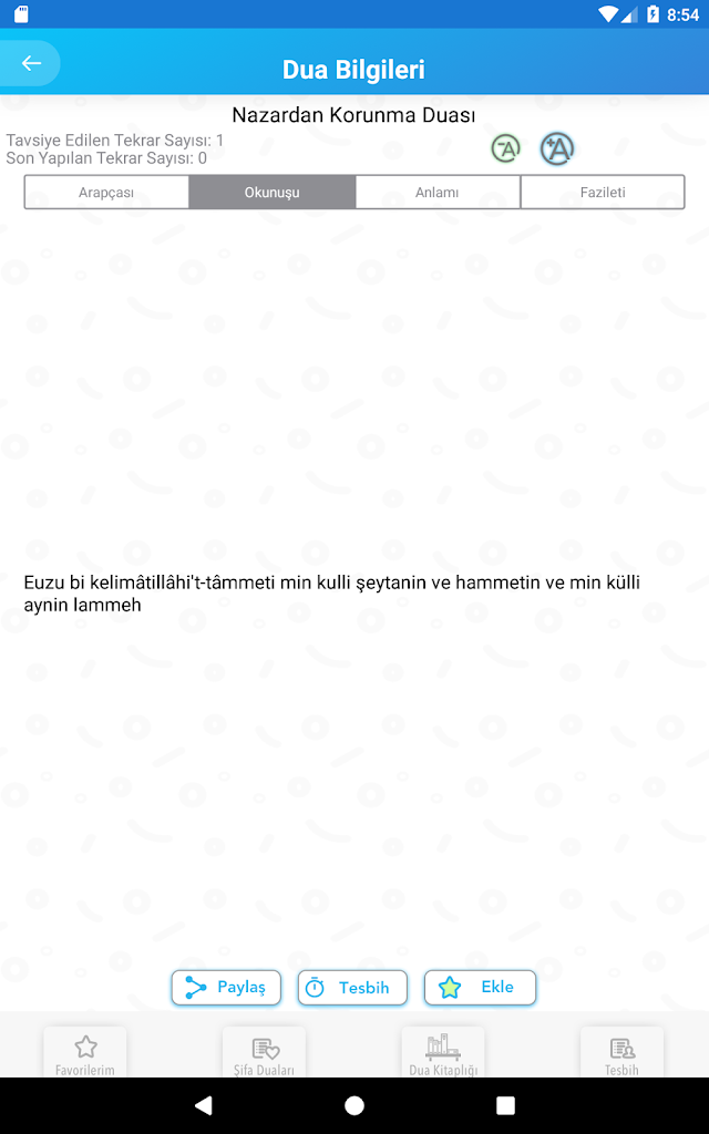 DuApp - Şifalı Dualar Screenshot 10 DuApp - Şifalı Dualar Screenshot 10