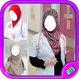 Hijab Doctor Suit Photo Maker icon