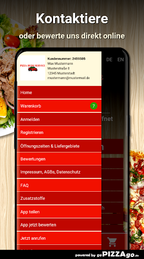 Pizza Heim Service Pforzheim Screen 3