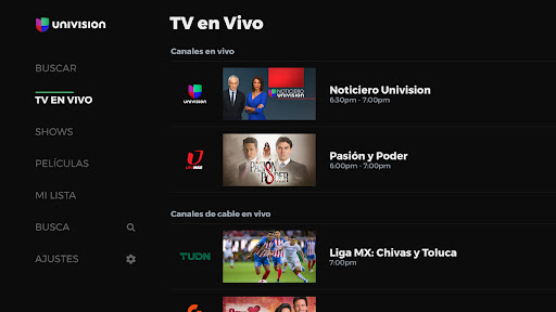 Univision Now: Live TV 9