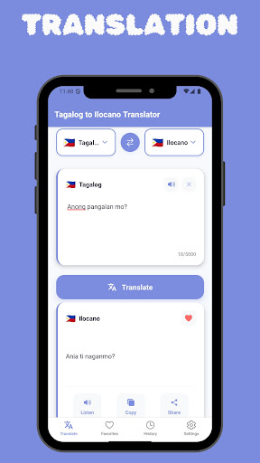 Tagalog to Ilocano Translator