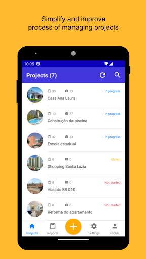 Android application Daily Report screenshort