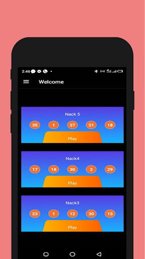 Android application MobileLotto screenshort