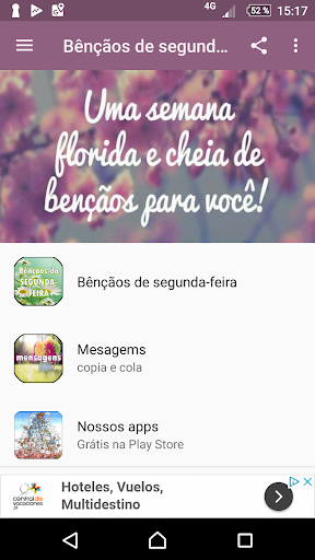 Android application CHUVA DE BÊNÇÃO SEGUNDA-FEIRA screenshort