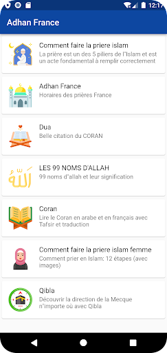 Adhan France Horaires Prières Screen 3