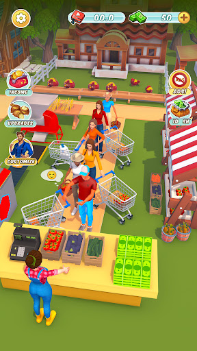 Android application My Farm Life: Idle Supermarket screenshort