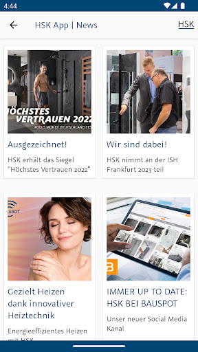 HSK - Die App der Badexperten Screen 2