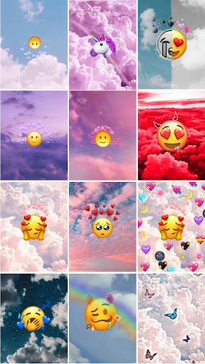 Android application Emoji Wallpaper screenshort