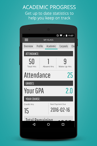 Android application Christine Valmy Intl School screenshort