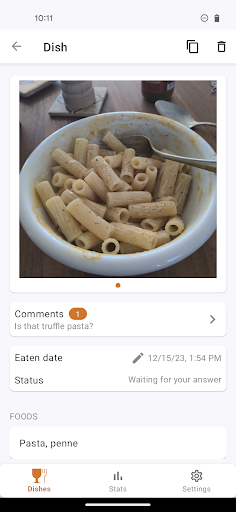 MyFoodRepo V2 Screen 2