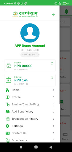 Swarnayug Mobile App Screen 3