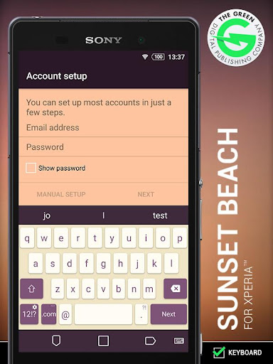 Sunset Beach for Xperia™