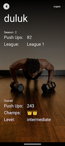 PushUp Champ Screen 2