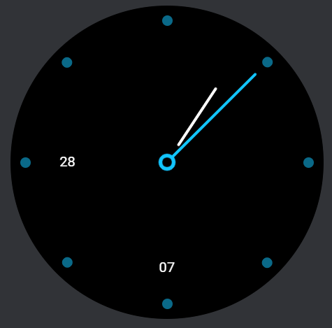 Android application Dark Evening Minimalistic screenshort