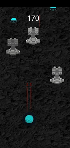 Moon Defence Run - Screenshot 1