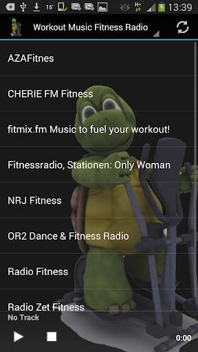 Android application Workout Music Fitness Radio screenshort