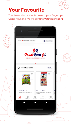 Android application Pande Putri go screenshort