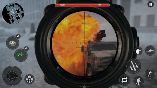 狙擊戰爭遊戲: 射擊遊戲