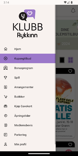 Android application Rykkinn Senter screenshort