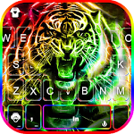 Cover Image of Herunterladen Neon-Tiger-Tastatur-Thema  APK