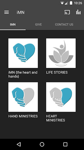 Android application iMissionsNetwork screenshort