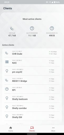 MikroTik Home Screen 2