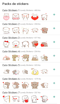 Cute Mochi Sticker - WAStickerのおすすめ画像1