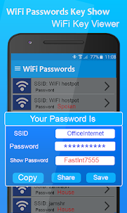Wifi Password Key Show Connect Screenshot