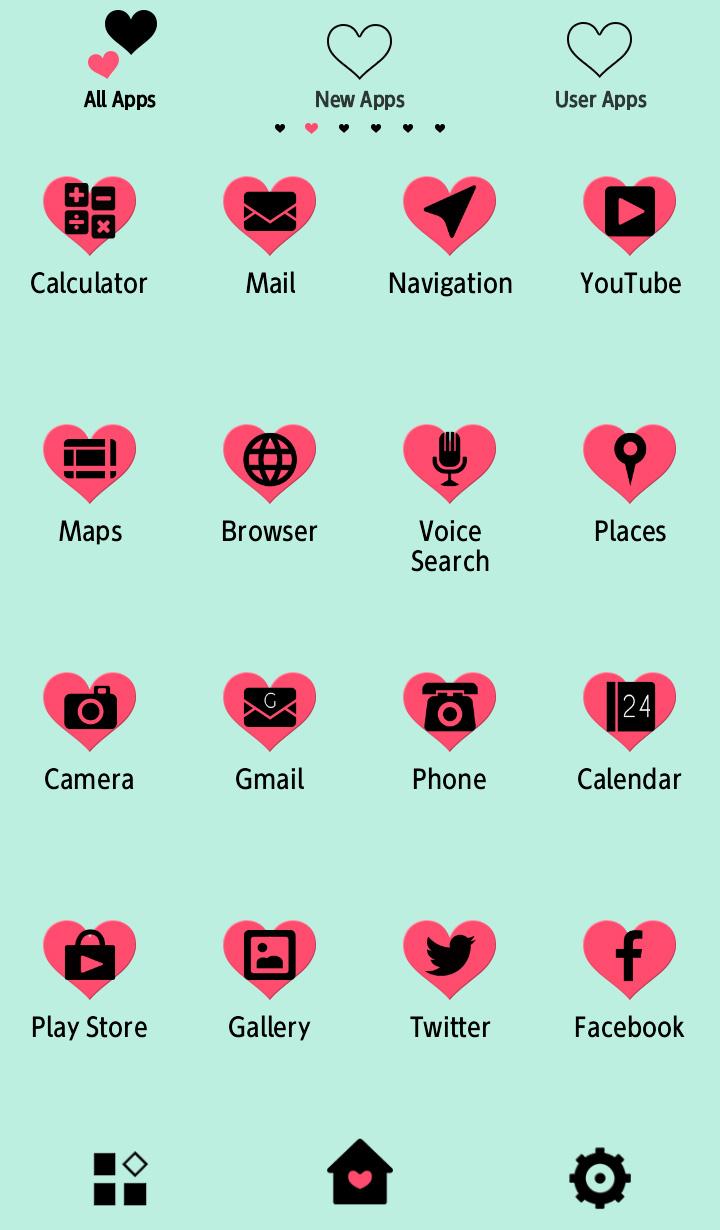 Android application Heart Wallpaper Love Mix screenshort