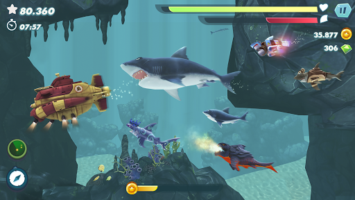 Hungry Shark Evolution - Game bertahan hidup offline