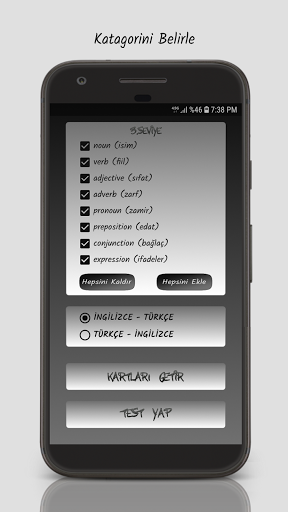 YDS-YÖKDİL İngilizce Kelime Screen 3