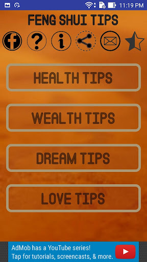 Android application Best Feng Shui Tips screenshort