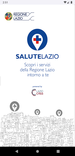 Android application SaluteLazio screenshort