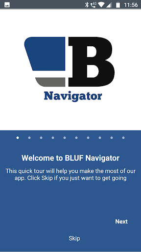 BLUF Navigator Screen 2