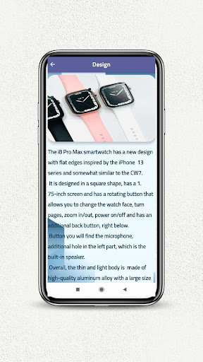 i8 pro max smart watch guide Screen 3