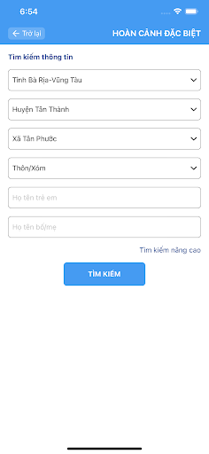 Quản lý trẻ em Screen 2