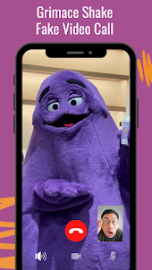 Grimace Shake Face Video Call