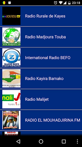 Android application Radio Mali screenshort