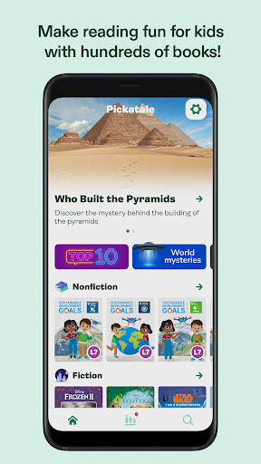 Android application Pickatale Reading App for Kids screenshort