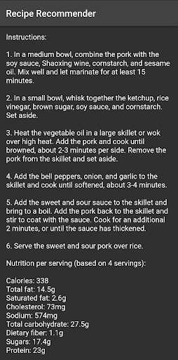 Craving Compass - AI Recipes! Screen 3