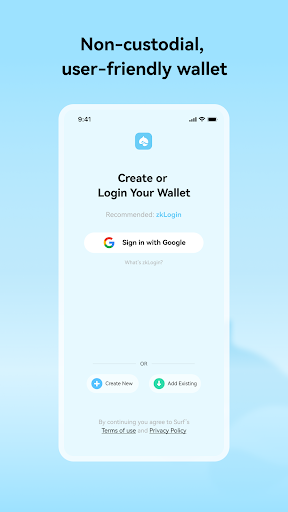 Surf Wallet Screen 2