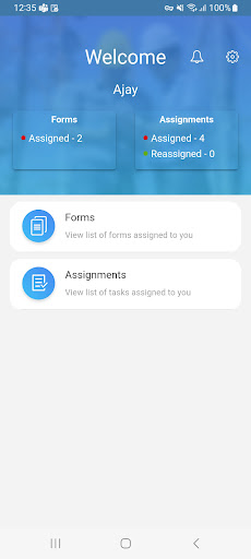Android application FieldOn screenshort