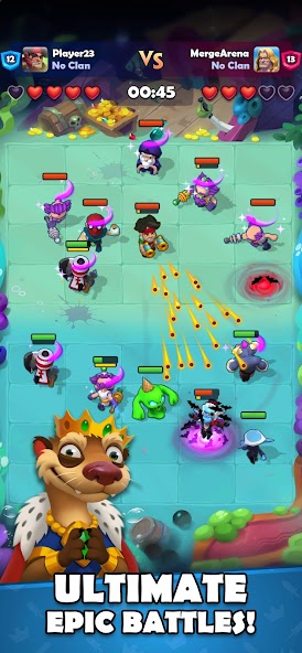 Merge Arena: cartas y héroes 1.12.1 APK + Мод (Unlimited money) за Android